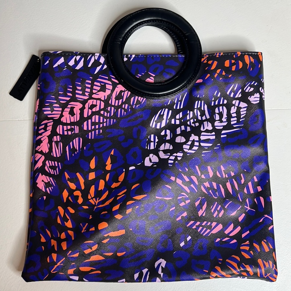 Izzy and Liv “Royal Feathers” Vegan Leather Tote